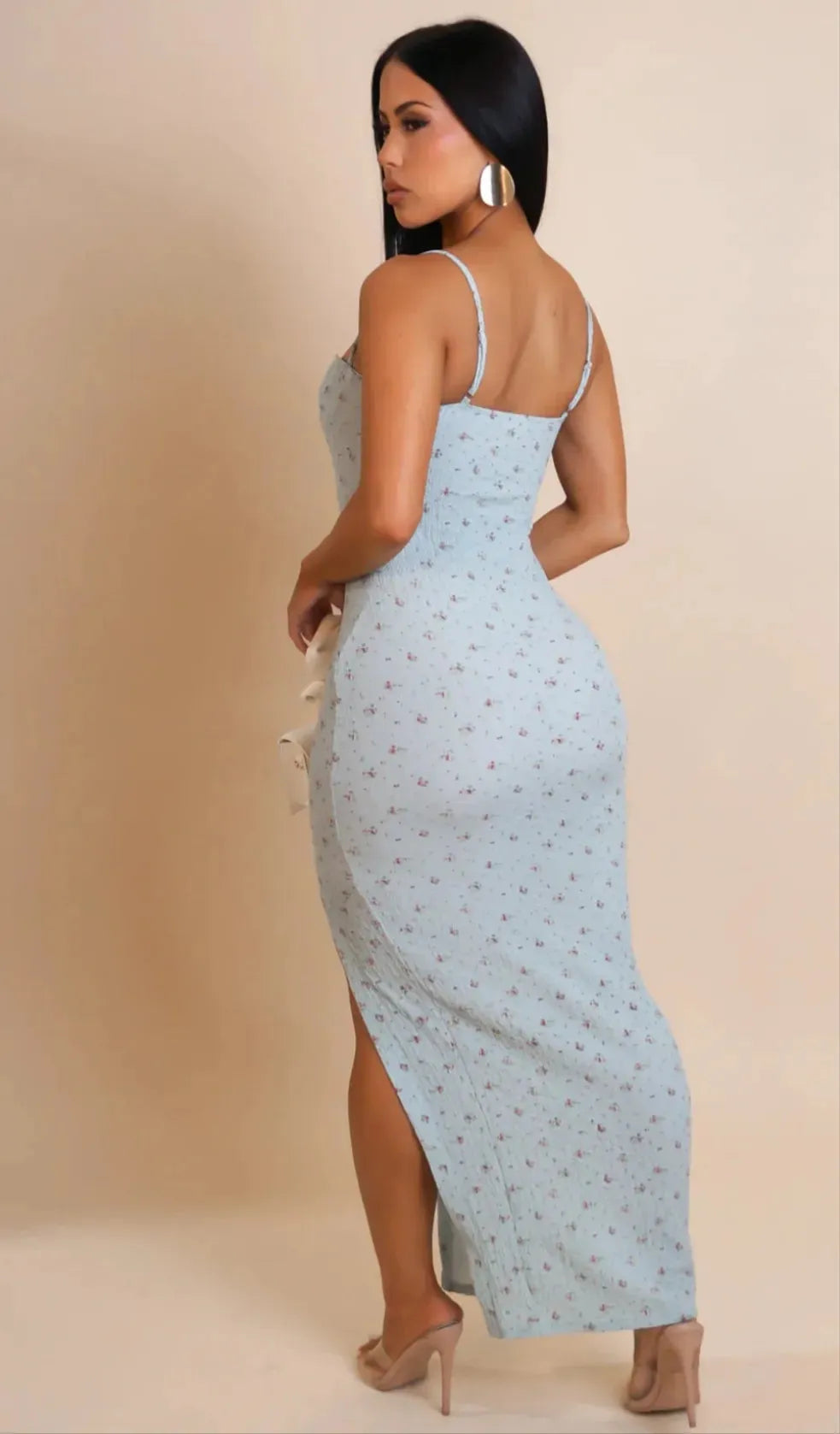 Bunny Hop Maxi Dress - My Sexy Black