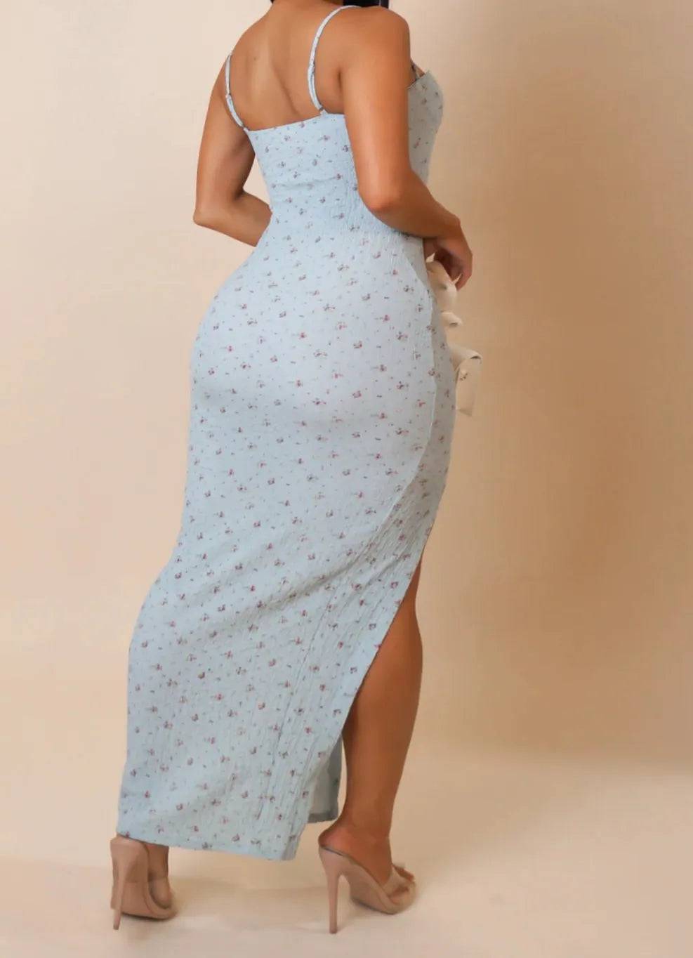 Bunny Hop Maxi Dress - My Sexy Black