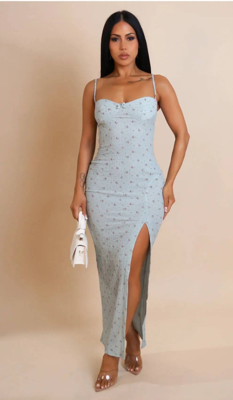 Bunny Hop Maxi Dress - My Sexy Black