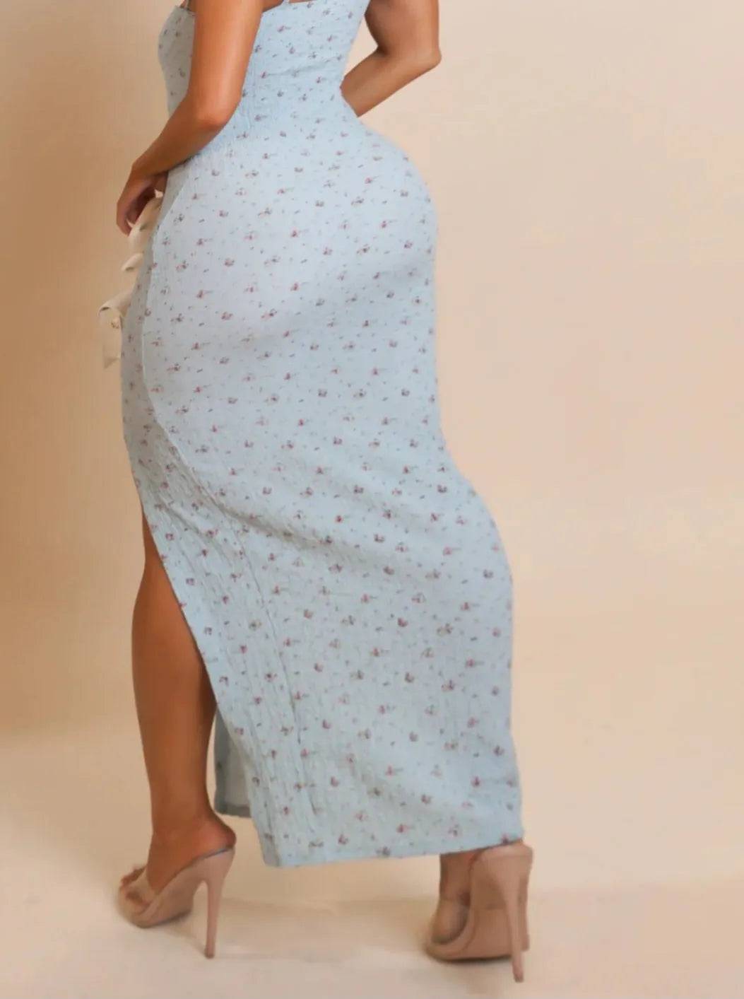 Bunny Hop Maxi Dress - My Sexy Black