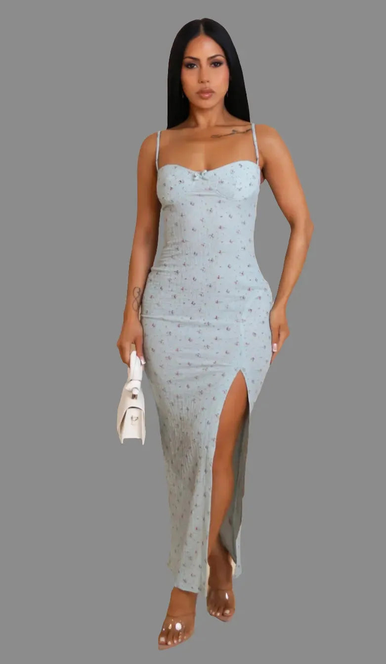 Bunny Hop Maxi Dress - My Sexy Black