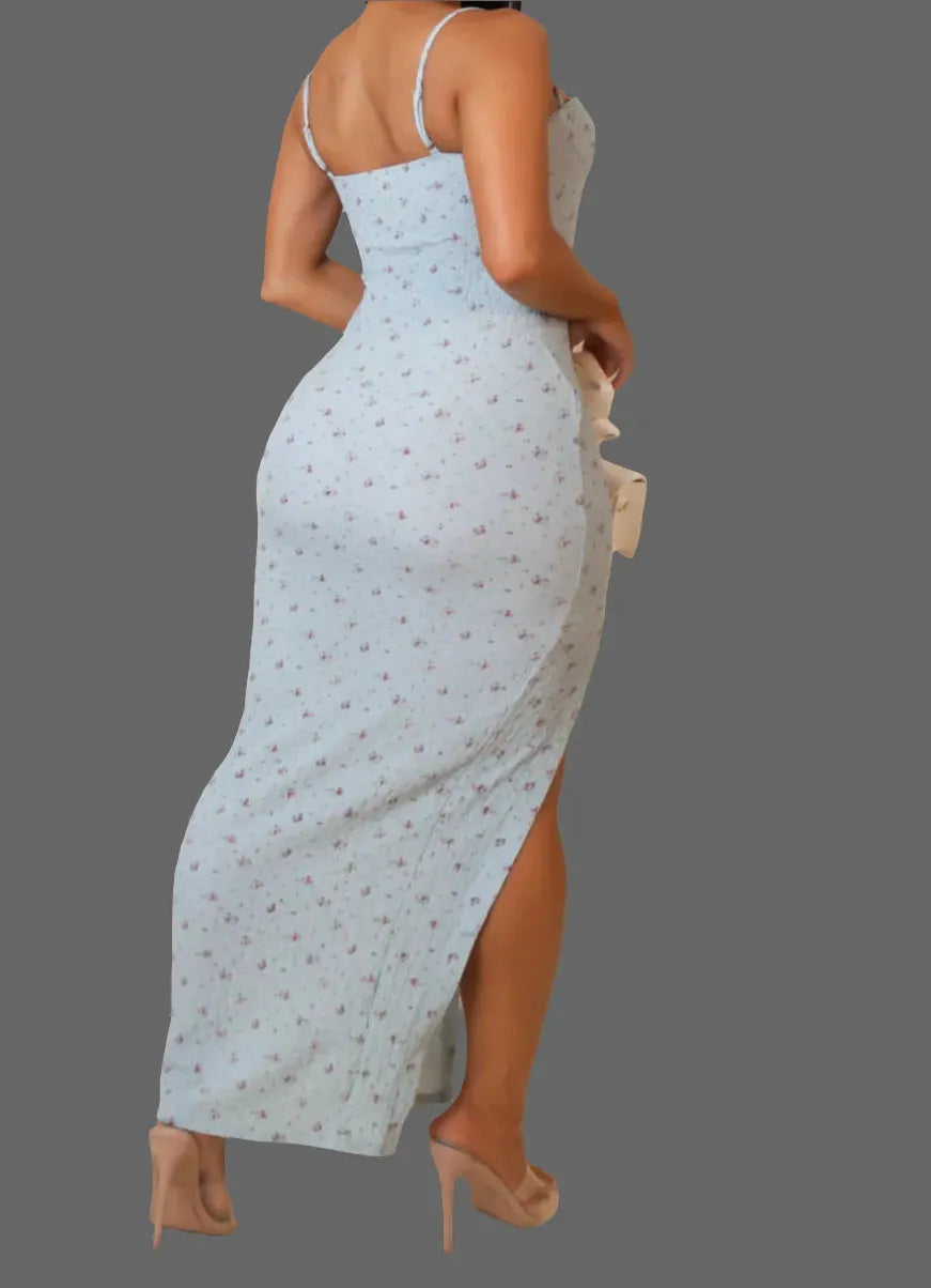Bunny Hop Maxi Dress - My Sexy Black