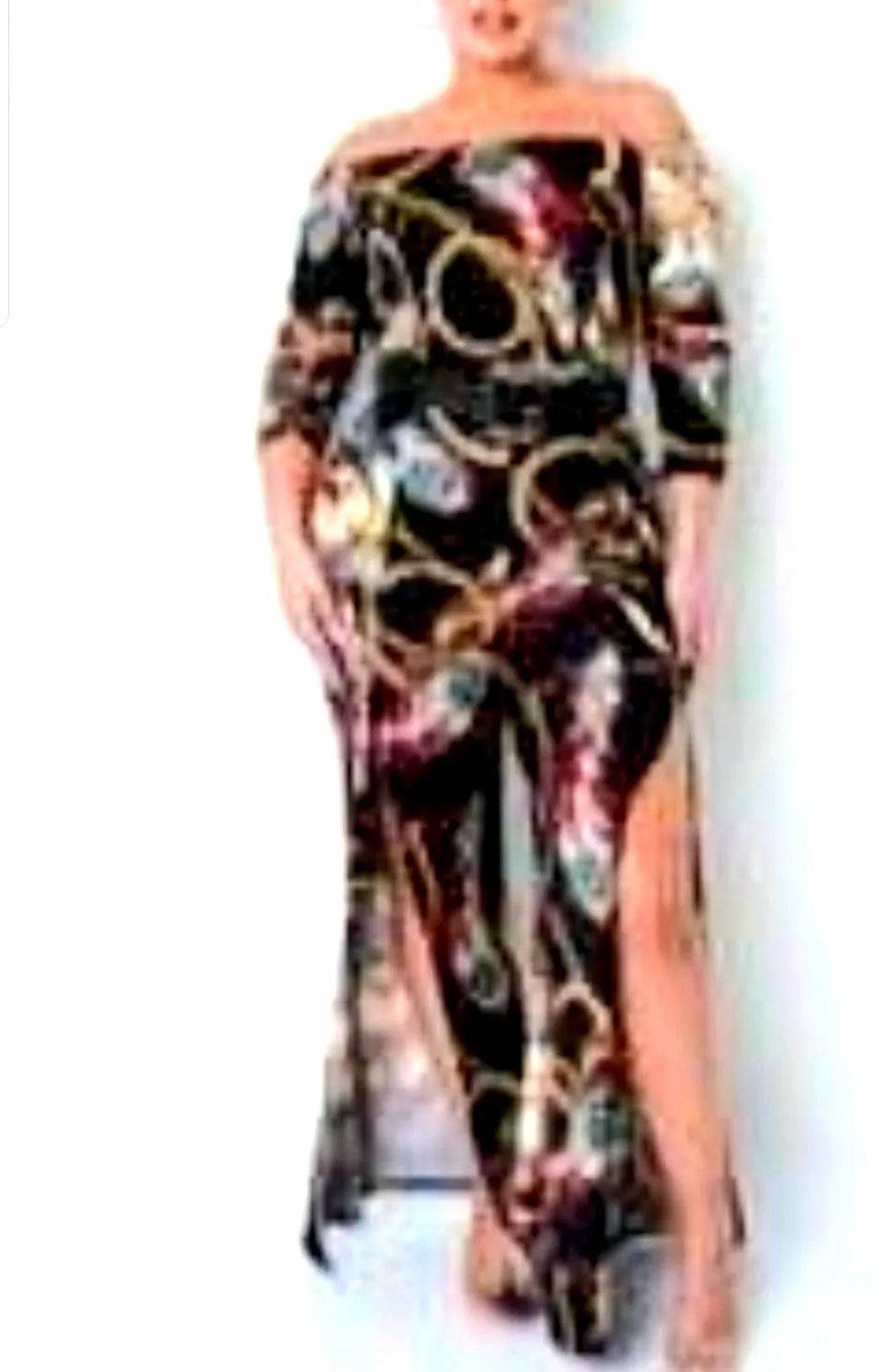 Plus Size Minerva Maxi Dress - Black.