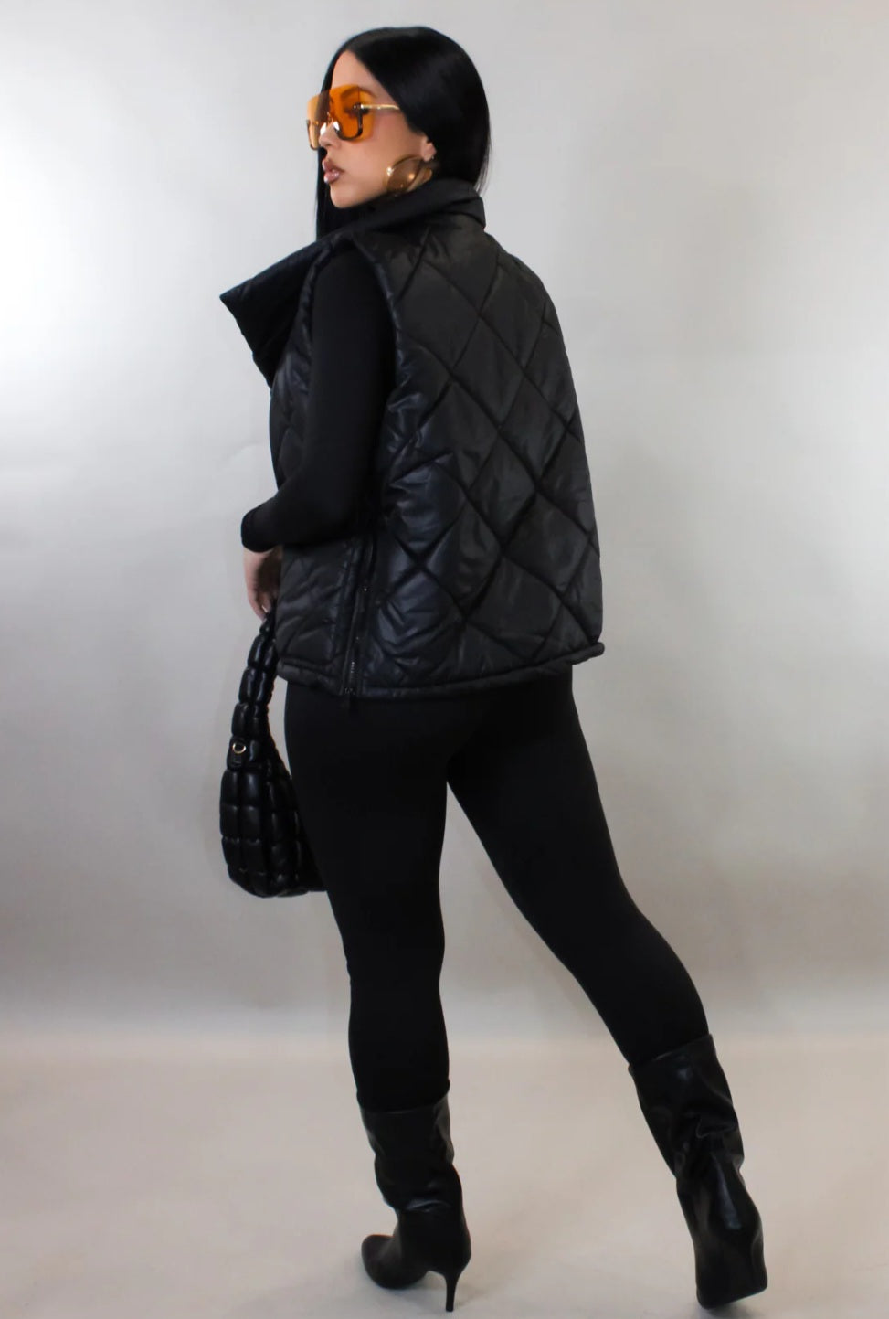 Macey Vest-Black