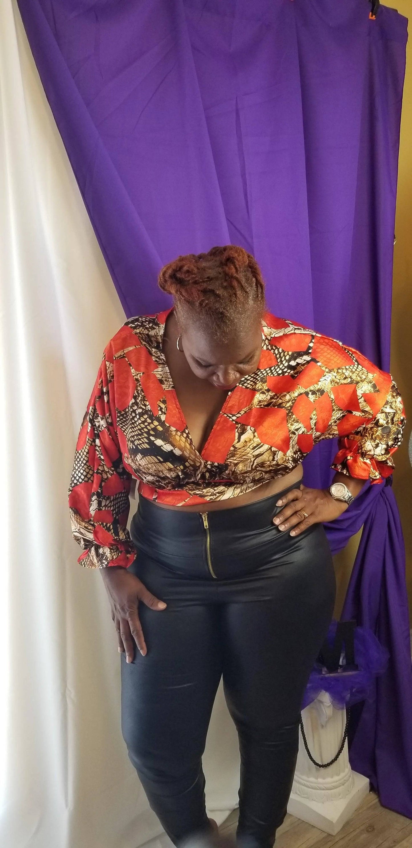Shiny black PU leather leggings from My Sexy Black Boutique featuring a sleek, fitted design and glossy finish.