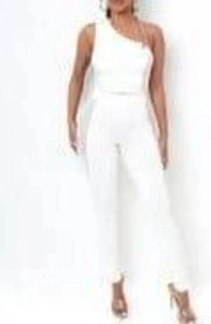 Don't Call My Name Two Piece Pant Set - White.
