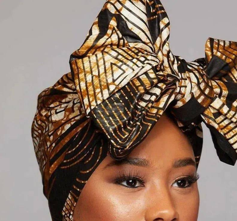 Elegant African Head Wrap.