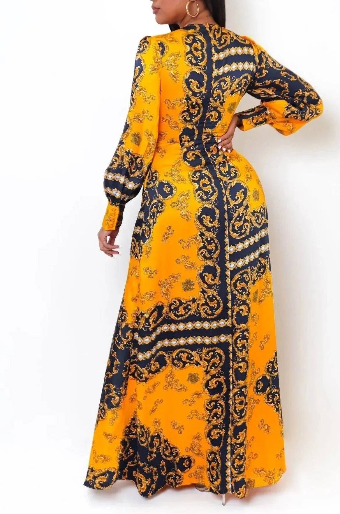 Jackie Maxi Yellow Dress.