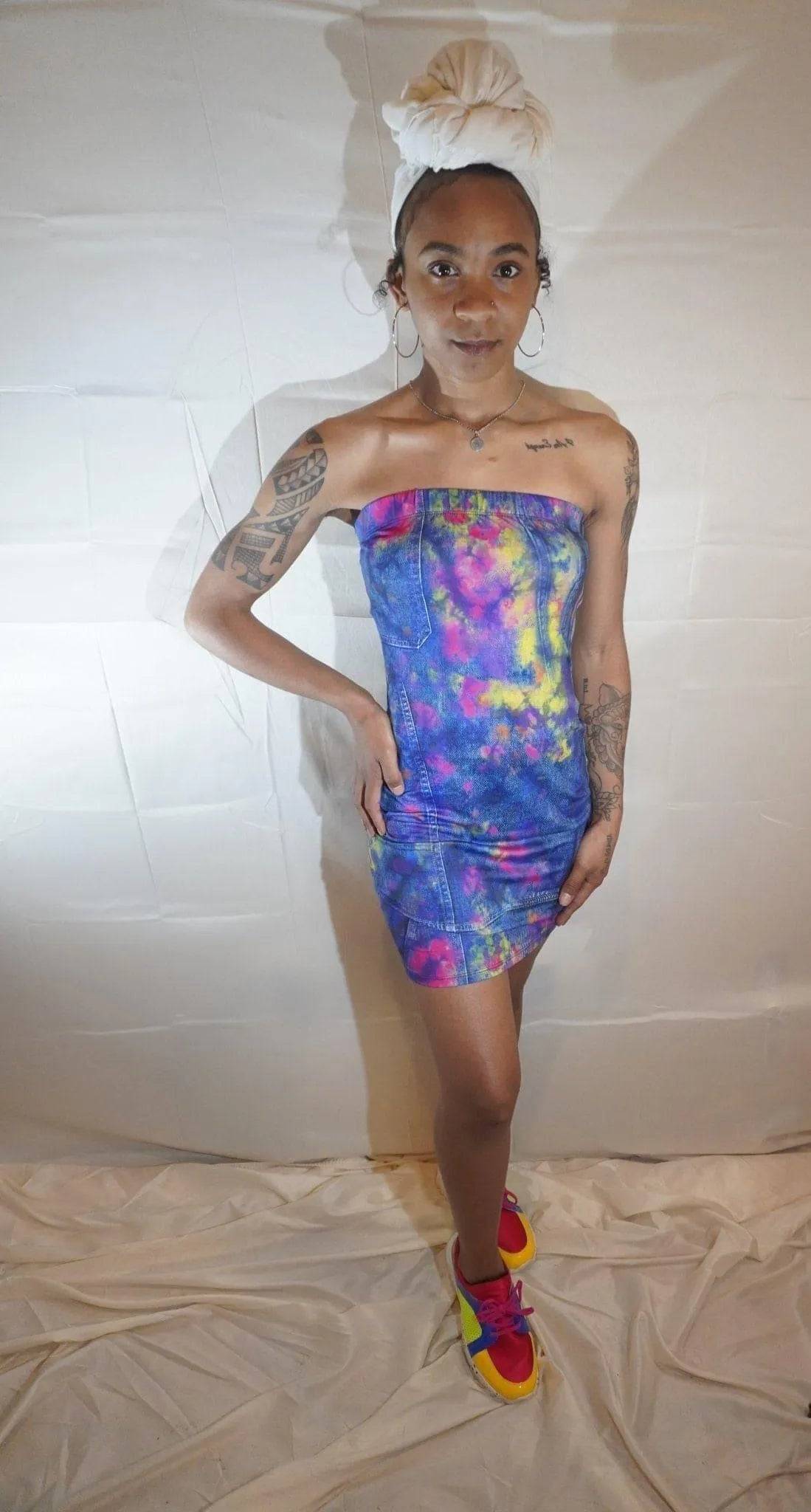 Missy Mini Dress-Tie Dye.