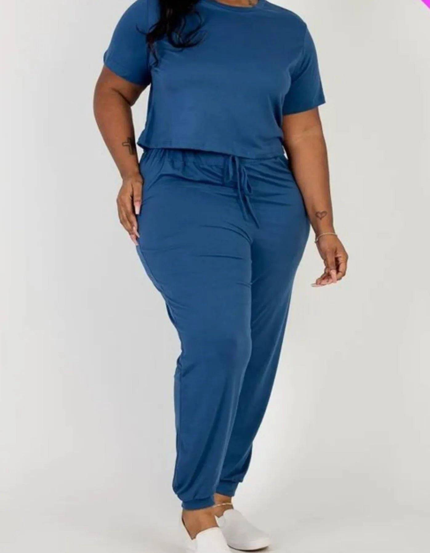 Mrs. Showoff Pants Set-Mustard.