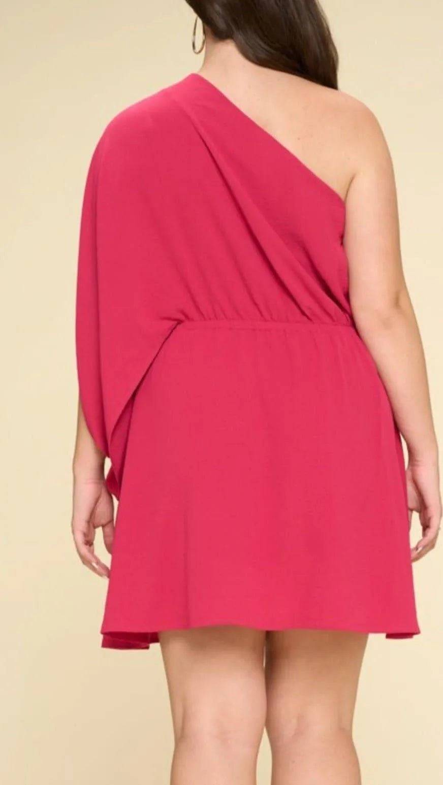 My Little Mini Plus Dress-Fuchsia.