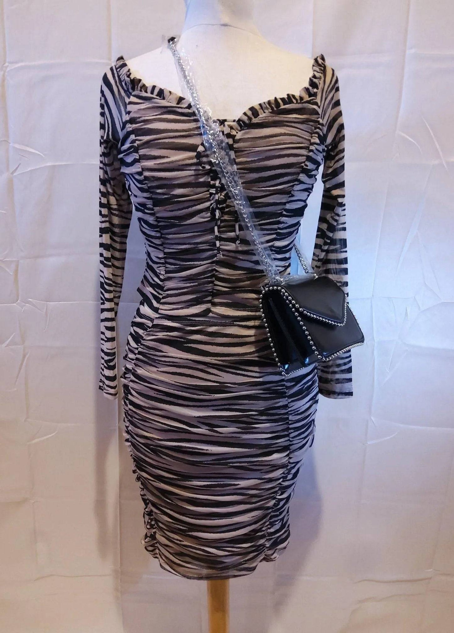Paislynn Skirt Set-Zebra Print.
