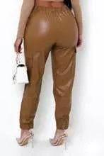 Sexy Cargo War Pants-Coffee.