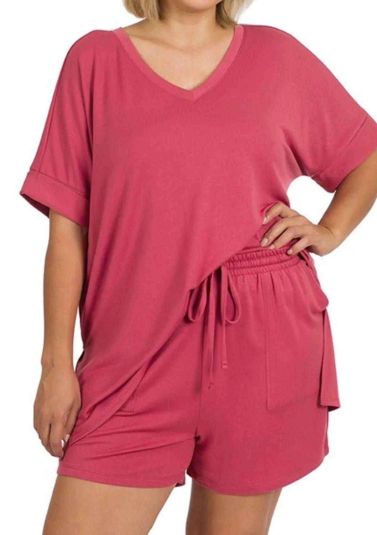 Tee Tee Terry Loungewear Set-Butter Orange.