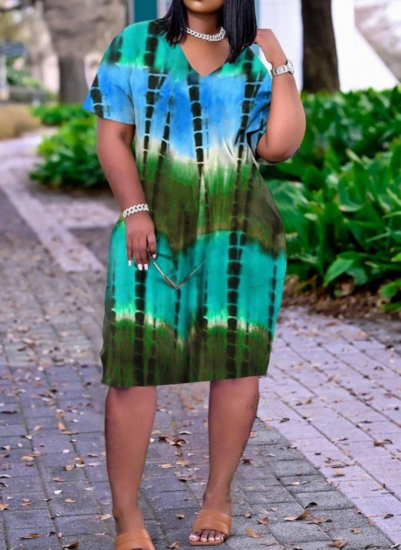 Tie Dye Dress.