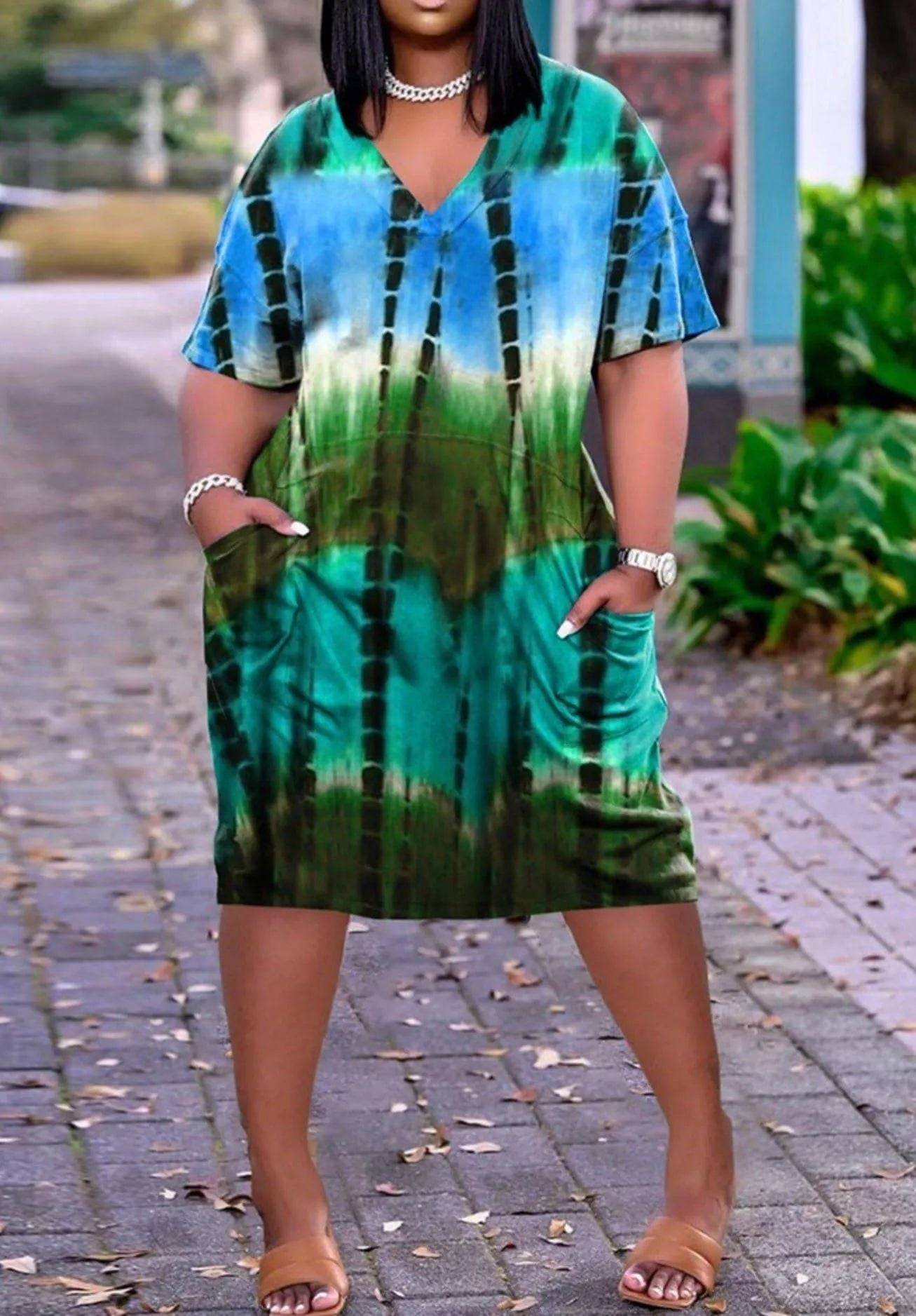 Tie Dye Dress.