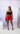 Black Nylaa Brick Shorts by My Sexy Black, casual shorts with a relaxed fit and stylish design, shown on a model.