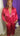 Red satin Kassi 2-piece top and pant set by My Sexy Black, featuring a stylish satin top and matching pants.