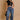 My Sexy Black Letting Me Go jeans featuring classic denim with knee zippers for women, stylish and comfortable casual denim pants.