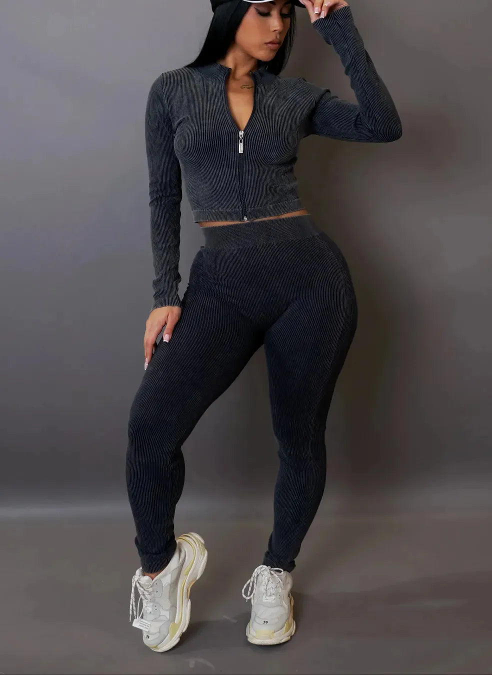 Walk Around Me Pants Set-Brown - My Sexy Black 