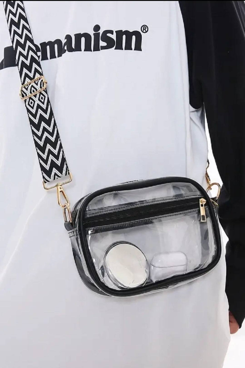 Game Day Crossbody Bag shoulder woman handbag - My Sexy Black 