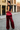 Red Can't Wait Cargo Pants from My Sexy Black Boutique featuring multiple pockets and a relaxed fit.