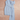 Bare Shoulder Mini Dress Blue - Blush Editorial