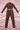 Brown Two Piece Pants Set