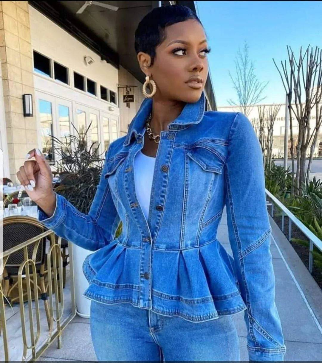 Denim Time Jacket-Dark Blue.