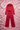 Kassi Satin Top and Pant Set - Red
