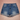 Lady Shorty Shorts Denim - Blush Editorial