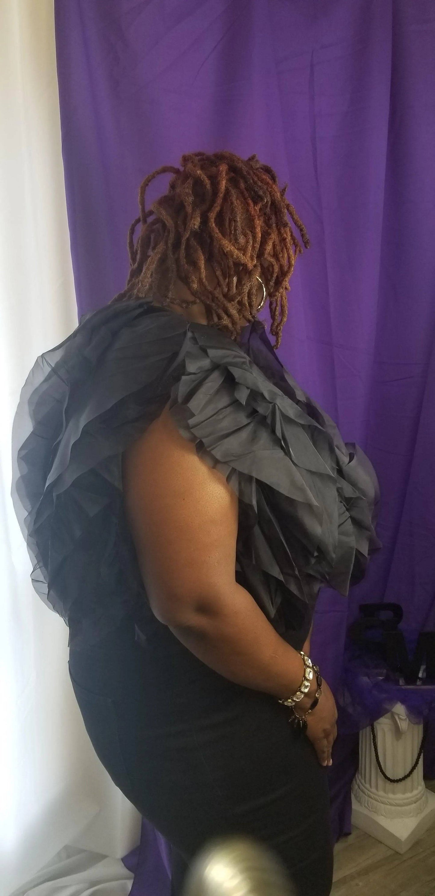 Lyiah Plus Top-Black.