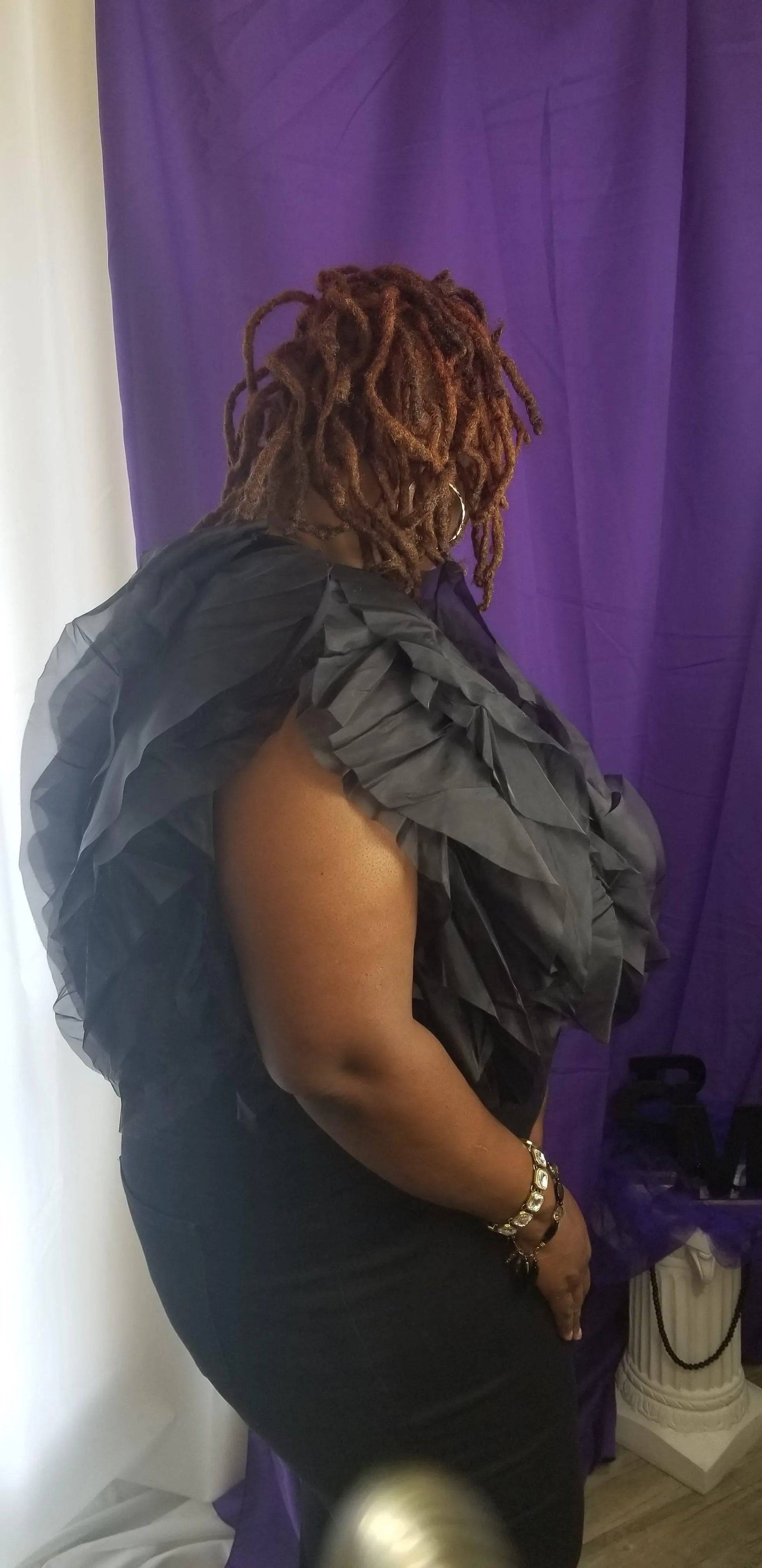 Lyiah Plus Top-Black.