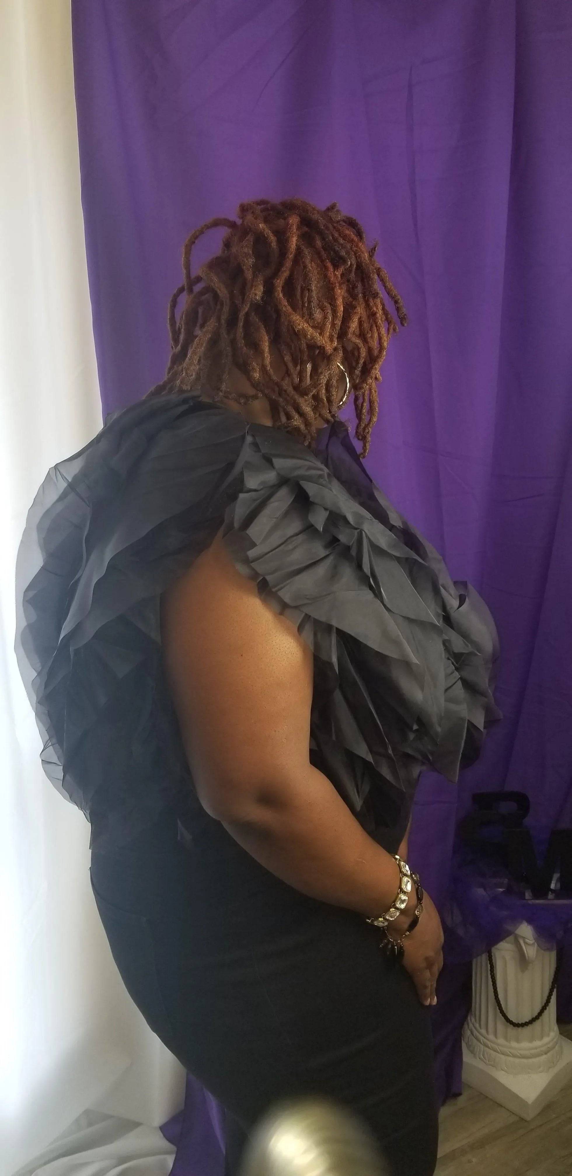 Lyiah Plus Top-Black.