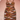 Marilka Patterned Mesh Insert Dress Brown - Blush Editorial