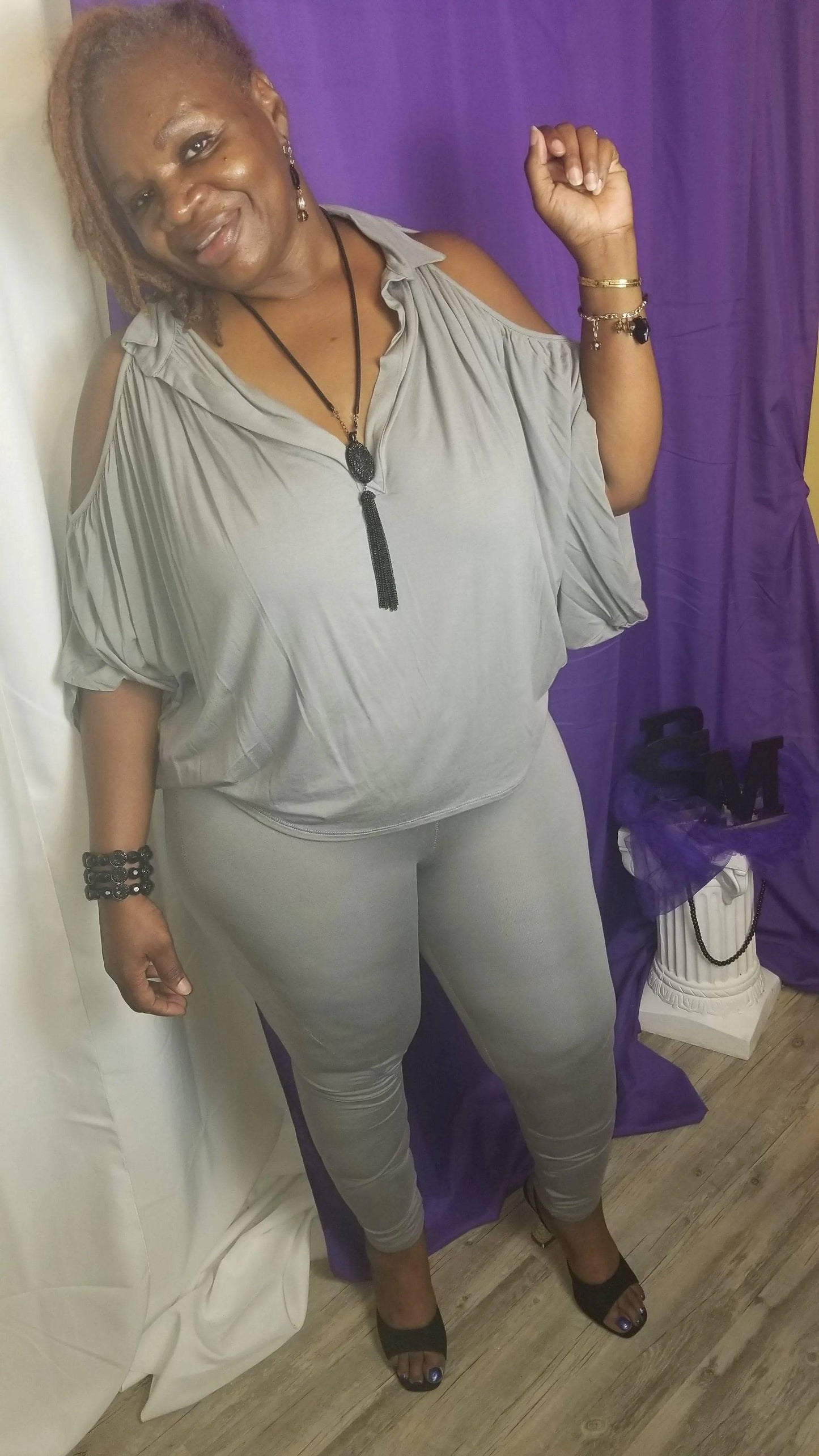 Osiris Legging Set-Grey.