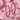 Pink Rhinestone Tube Hoops Flat Lay