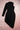 Pleated Tightfitting Dress - Black Flat Lay