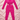 Pretty Girl Rouched Set - Hot Pink