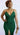 Drape Wraped Hi-Low Maxi Dress-Hunter Green - My Sexy Black 