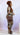 Come Closer To Me Women Pant Set Multi Brown