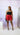 Black Nylaa Brick Shorts by My Sexy Black, casual shorts with a relaxed fit and stylish design, shown on a model.