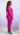 Hot pink Pretty Girl Rouched Set by Black Pearl Clothing featuring a fitted top and matching bottoms with ruched details.
