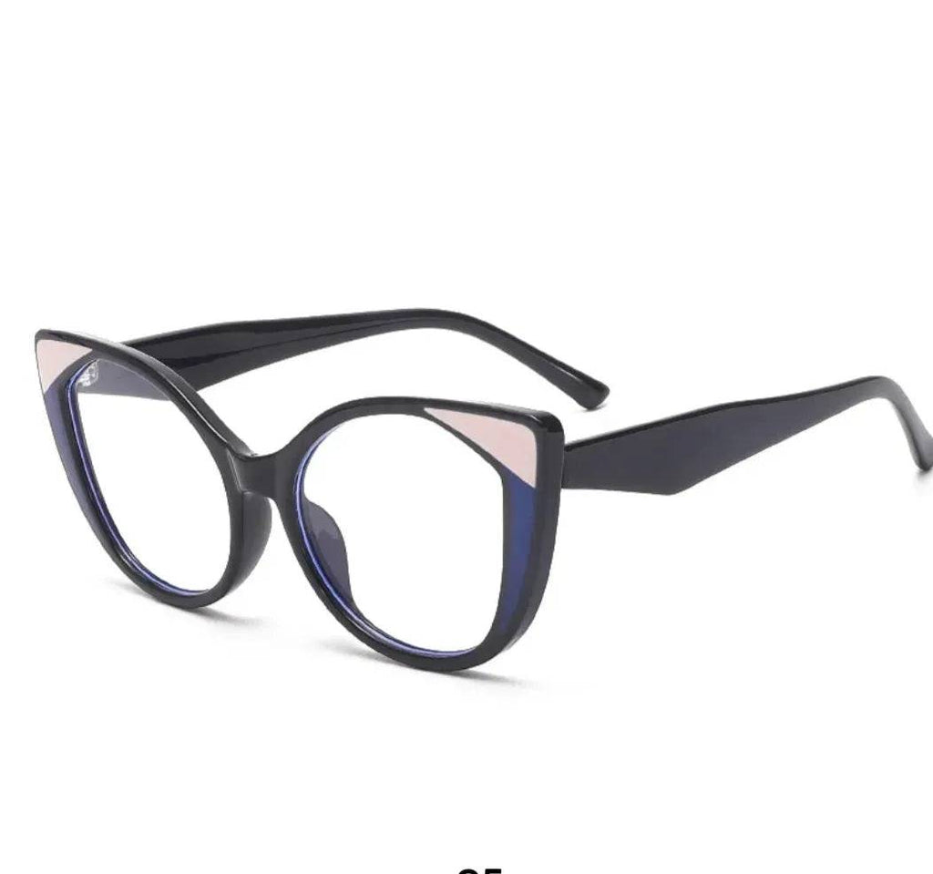 Cat Eyes Clear Eyeglasses - My Sexy Black 