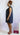 My Sexy Black plus mini dress with a yoke detail, midnight color, featuring a stylish and fitted design perfect for casual or dressy occasions.