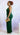 Drape Wraped Hi-Low Maxi Dress-Hunter Green - My Sexy Black 