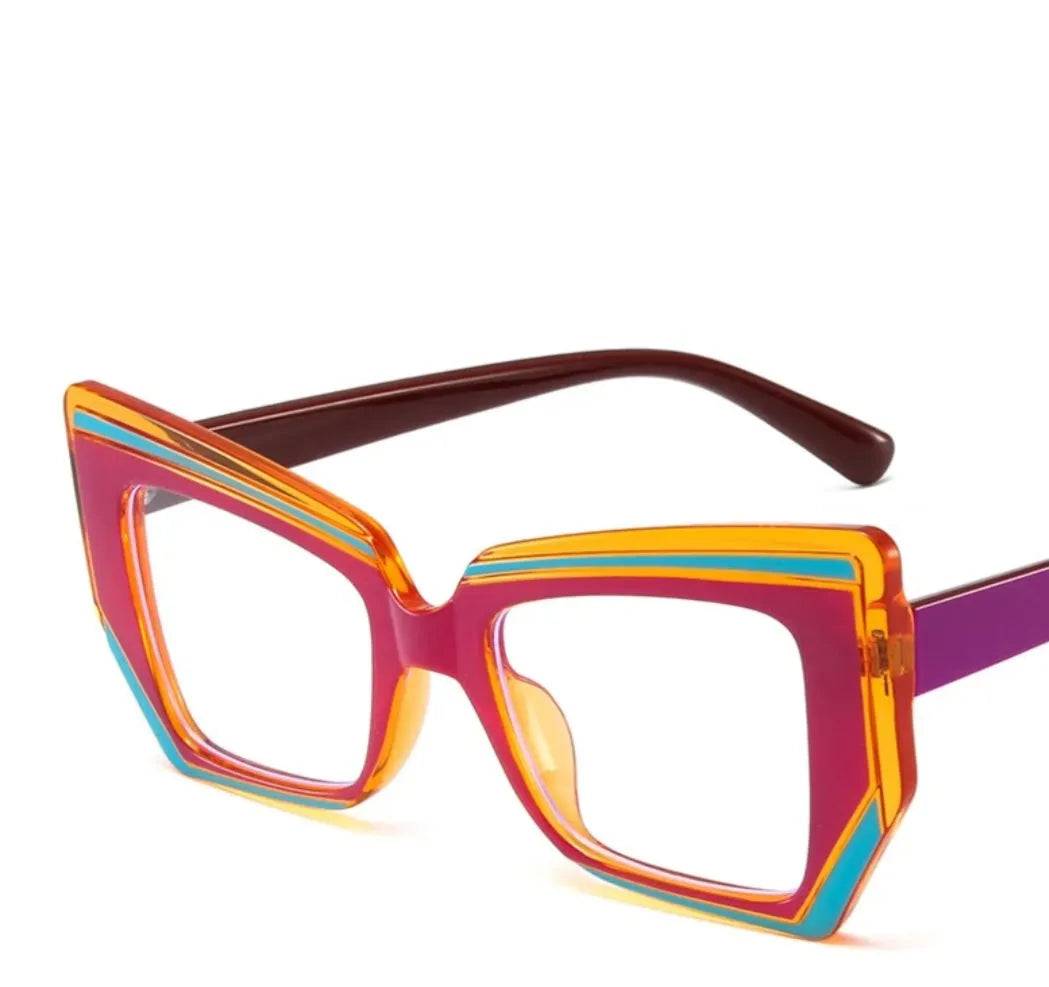 Cat Eyes Clear Eyeglasses - My Sexy Black 