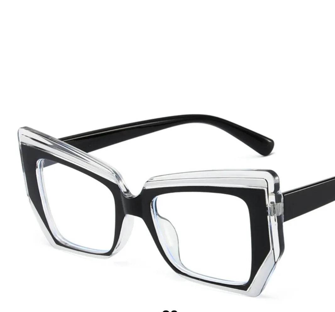 Cat Eyes Clear Eyeglasses - My Sexy Black 