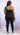 Plus Size Sparkling Top-Black - My Sexy Black 