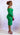 Plus size green two-piece skirt set from My Sexy Black Boutique featuring a stylish, fitted design and comfortable fabric.